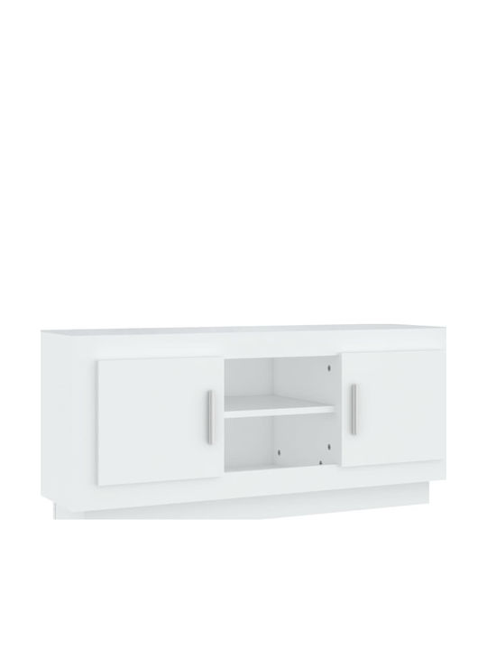 TV-Ständer Weiß M102xP35xH45cm