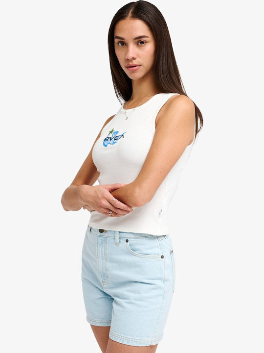 Women's Cotton Sleeveless Blouse Cloud Dancer