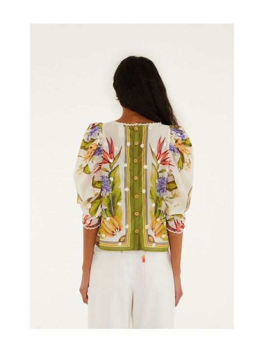 Damen Bluse Mehrfarbig