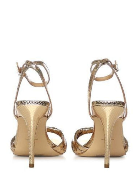 Leather Sandals Gold