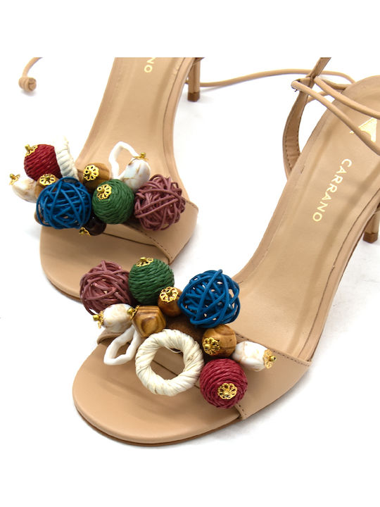 Leather Sandals Pink