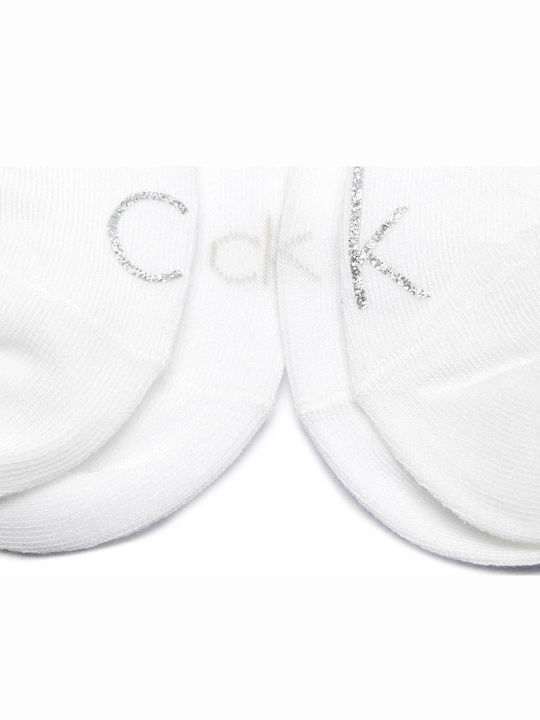 Calvin Klein Damen Socken Weiße 2er Pack