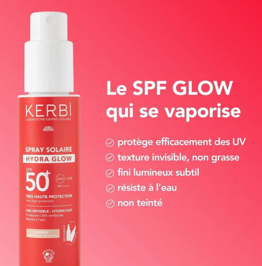 Kerbi Hydra Glow Solar Spray Sonnencreme Für Gesicht & Körper SPF50 in Spray 100ml