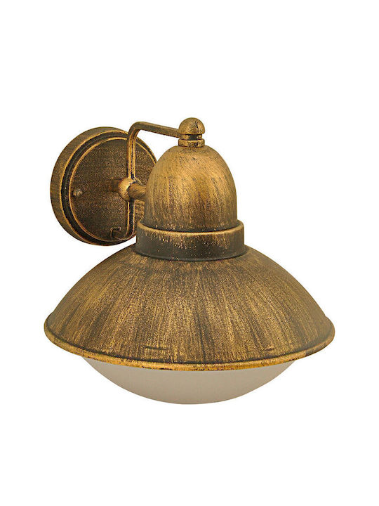 Lampa De Gradina Cu Bază De Bec Aurie Patină E27 Max60w Belight Lampa De Gradina Cu Bază De Bec Aurie Patină E27 Max60w Belight