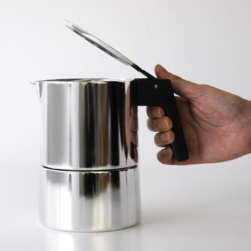 Alessi Μπρίκι Espresso 6cups Ασημί
