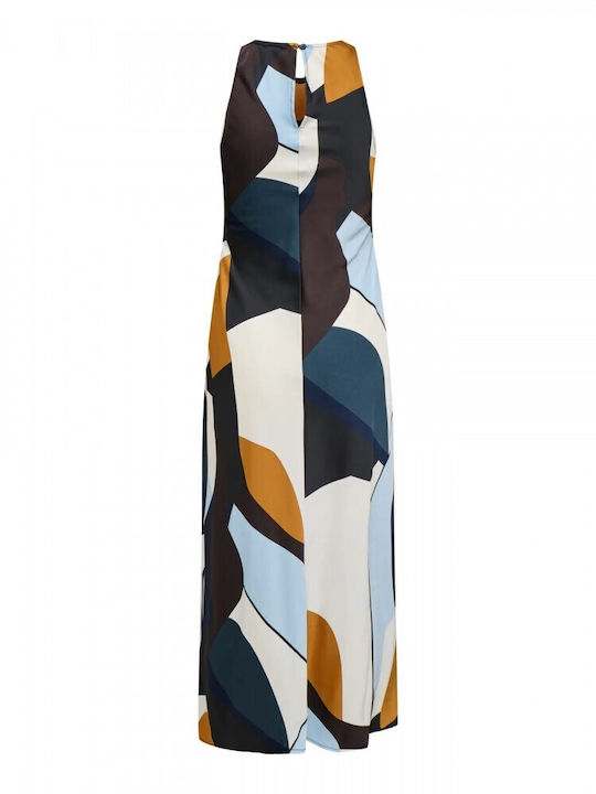 Summer Midi Shirt Dress Satin Mixed