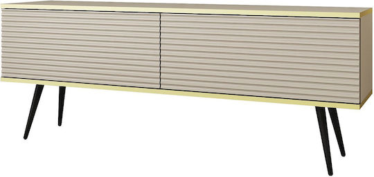 Έπιπλο TV Επιδαπέδιο Μπεζ 135x32x53εκ. Έπιπλο TV Επιδαπέδιο Μπεζ 135x32x53εκ.