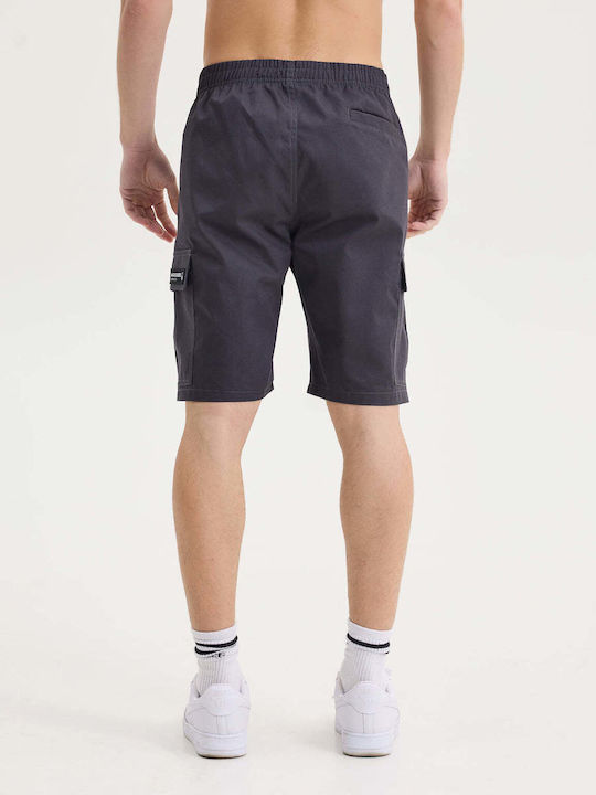 Herren Cargo-Shorts Regular Fit Anthrazit