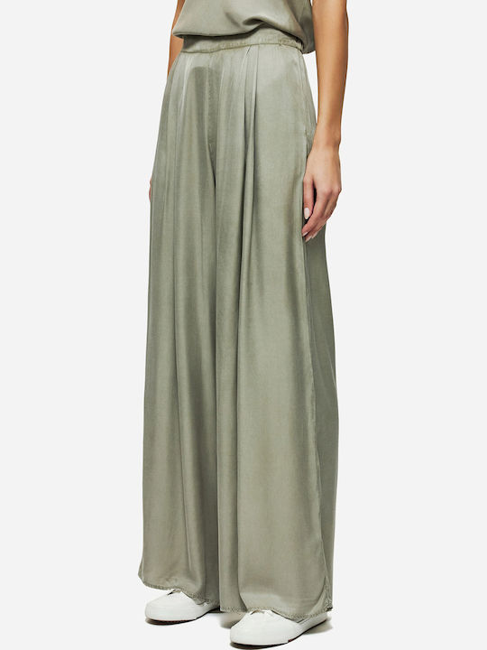 Dirty Laundry Women's Pantaloons in Wide Leg Style Vintage Blue