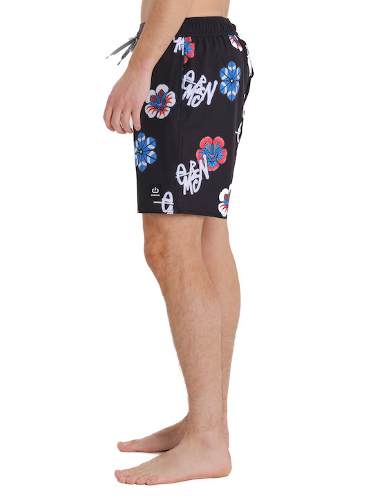 Costum de Baie Bermude Negru