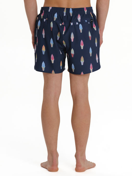 Costum de Baie Bărbați Pantaloni Scurți Albastru