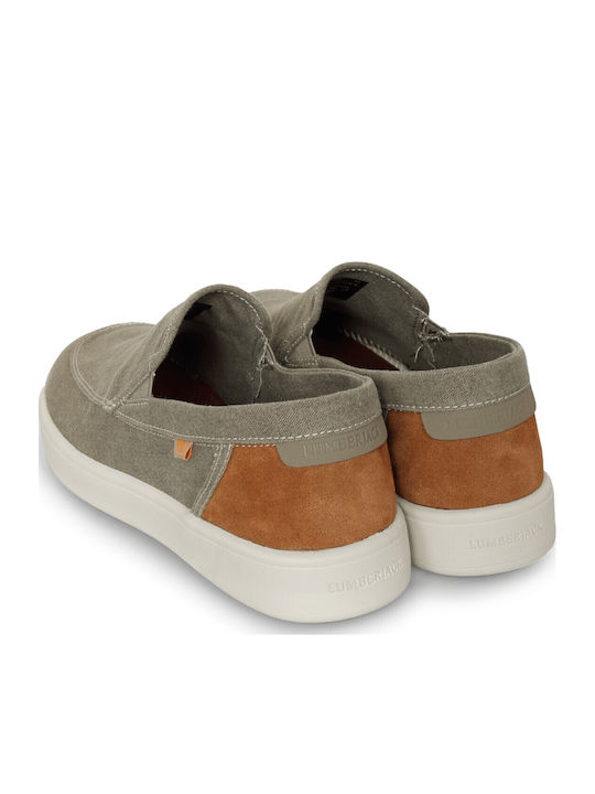 Men's Moccasins in Green Colour