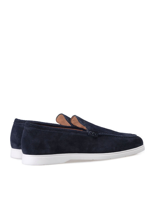 Men's Moccasins in Blue Colour