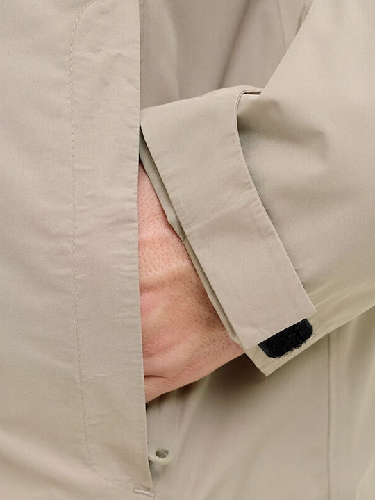 Windproof Beige Jacket