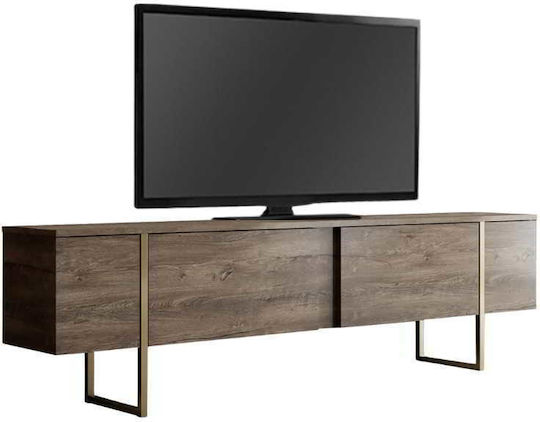 Luxe Bodenstehend Καρυδί - Χρυσό 180x30x50εκ Luxe Bodenstehend Καρυδί - Χρυσό 180x30x50εκ
