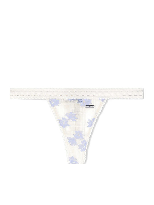 Γυναικείο String Ivory Blue Floral