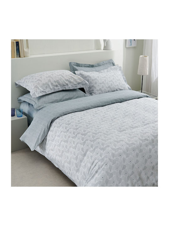 Vesta Home Geneva 2 Set Bed Sheets for Single Bed 170x270cm Gray (3 Pieces)