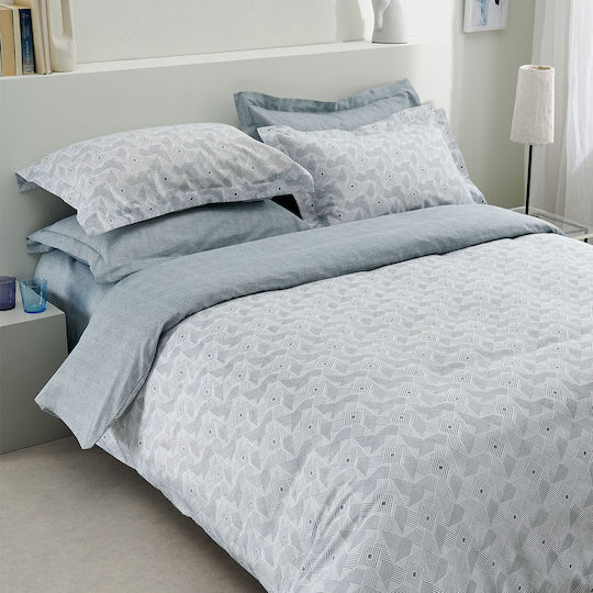 Vesta Home Geneva 2 Σετ Σεντόνια Μονά 170x270εκ. Γκρι (3τμχ)