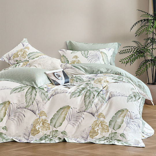 Rythmos Bello Status Set Bed Sheets Super Double 245x270cm Green 4 Pieces