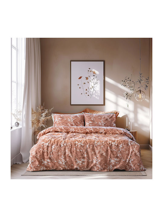 Beauty Home 12376 Σετ Σεντόνια Υπέρδιπλα με Λάστιχο 170x200+32εκ. Κόκκινο (4τμχ)
