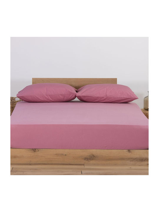Nef-Nef Homeware Jersey Bettlaken Einzel mit Gummibettlaken 100x200+30cm 1