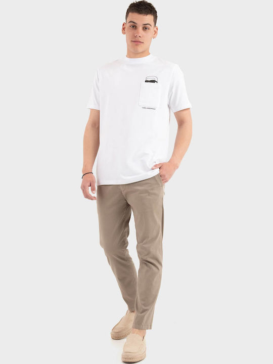 Elastische Herrenhose Braun