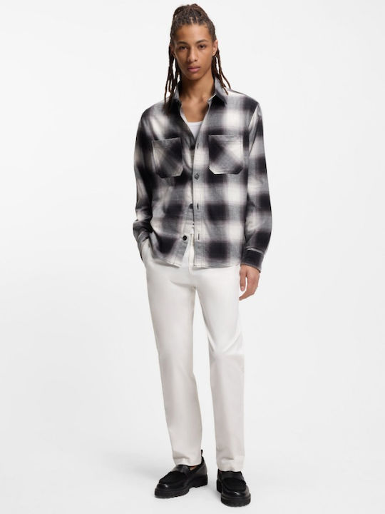 David251d Trousers in Slim Fit White