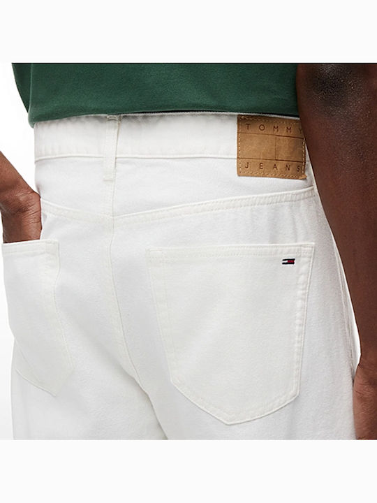 Otis Men's Jeans Pants with Regular Straight Fit White