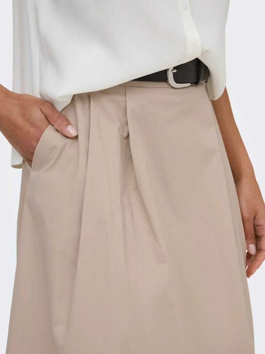Maxi Skirt Oxford Tan Beige