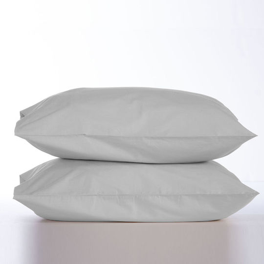 Nef-Nef Homeware Basic Υπέρδιπλο 160x200+30εκ. με Λάστιχο Silver Grey