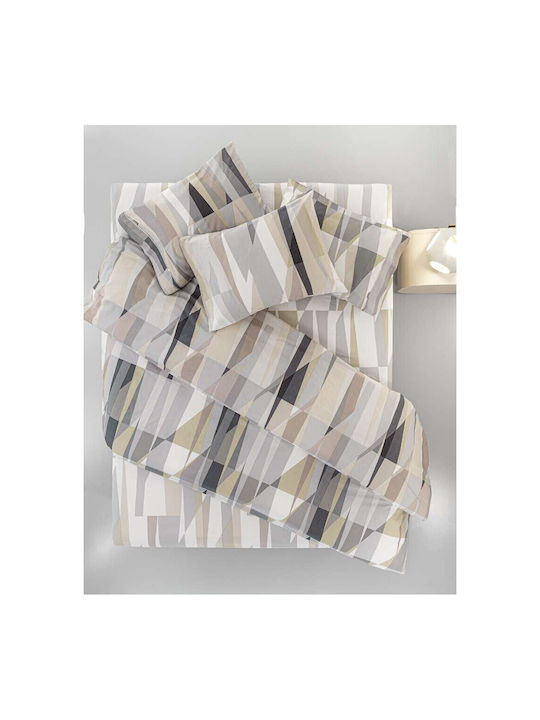 Guy Laroche Nolan Σετ Σεντόνια Υπέρδιπλα 240x265εκ. Stone (4τμχ)