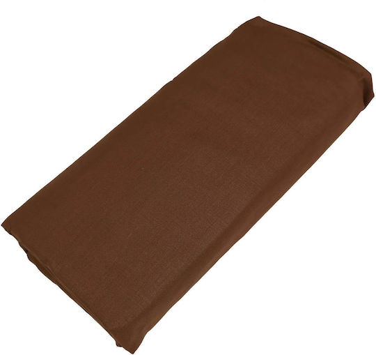 Le Blanc Cearșaf Super dublu 220x240cm. Cotton Line Maro