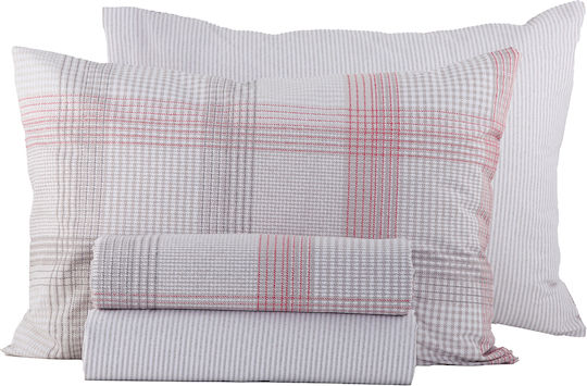 Nef-Nef Homeware Bradford Σετ Υπέρδιπλο 4τμχ 240x270εκ. Coral Nef-Nef Homeware Bradford Σετ Υπέρδιπλο 4τμχ 240x270εκ. Coral
