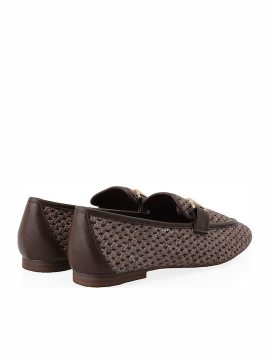 Γυναικεία Loafers σε Καφέ Χρώμα
