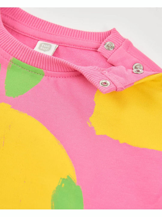 Kinder-Sweatshirt Farbe Rosa