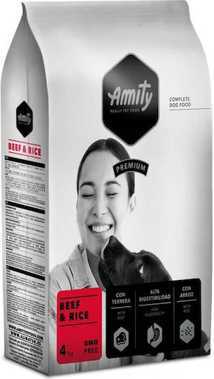 Amity 15kg Dry Food for Adult Dogs with Beef, Rice, Calf, Meat and Chicken
