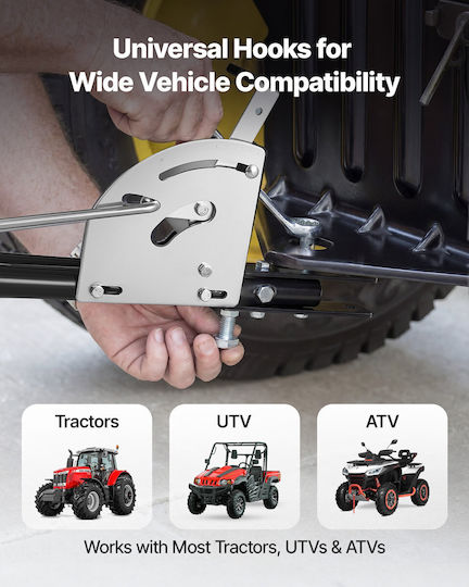 Vevor QYSSBJ100LBS1OBQG001V0 Τροχήλατη Σπαρτική Μηχανή με Χωρητικότητα 45kg