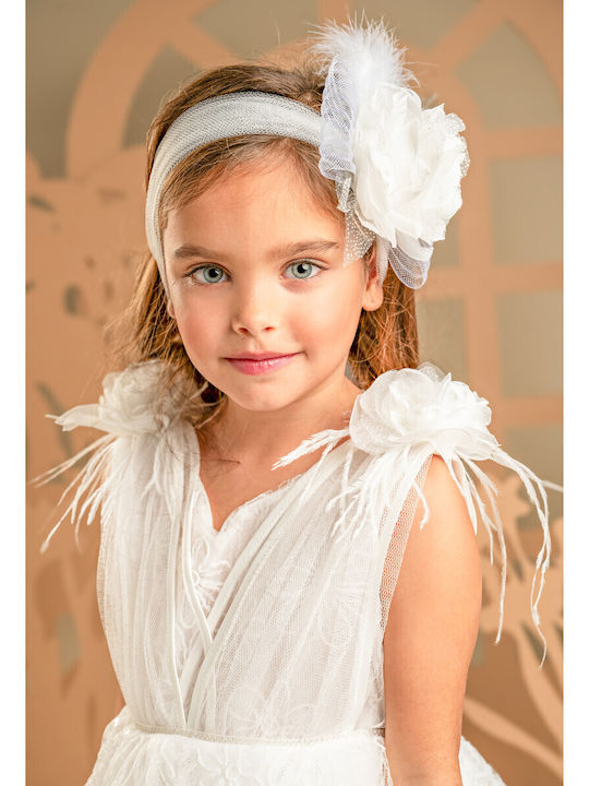 Baby Bloom White Baptism Dress Made of Lace