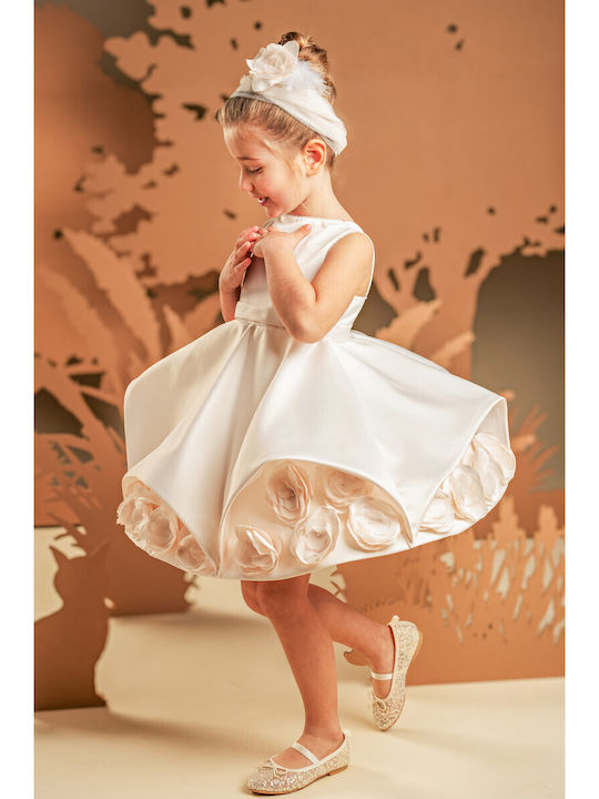 Baby Bloom Ecru Baptism Dress