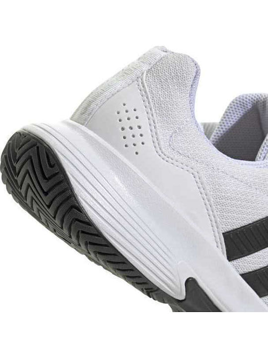 adidas Gamecourt 2 Ανδρικά Παπούτσια Τένις Λευκά