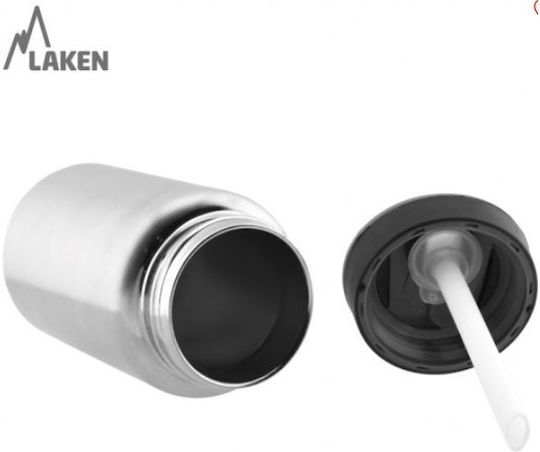 Laken Jannu Thermo Recyclable Bottle Thermos Stainless Steel BPA Free 500ml Orange with Mouthpiece