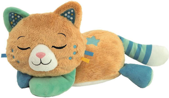 Clementoni Goodnight Kitten Fabric Animal with Sounds for Newborns