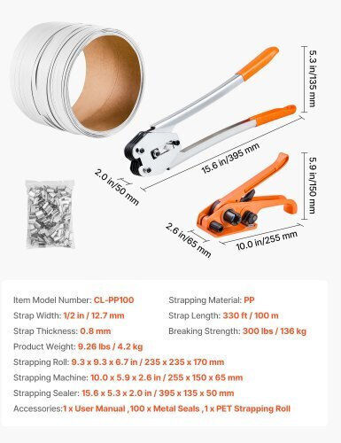 Vevor Accesorii Pentru Unelte 136000gr