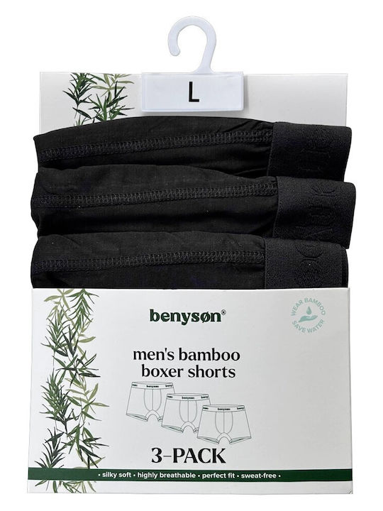 Ανδρικά Μποξεράκια Μαύρο 3Pack
