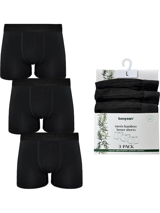 Ανδρικά Μποξεράκια Μαύρο 3Pack