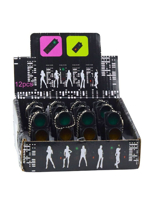 Keychain Flashing Traffic Light Educational Road Lights