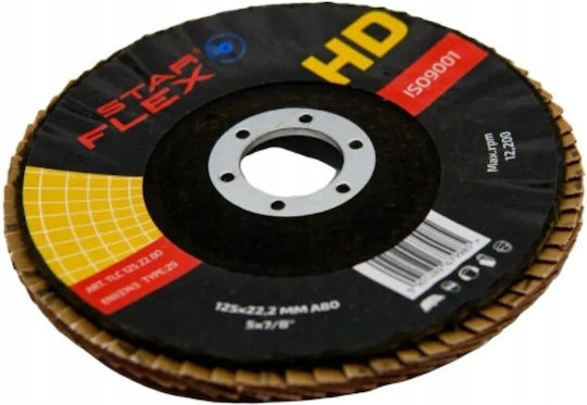 Psg Ceramic Flap Disc Star Flex T29 Sg Inox 125-22 Grit 40 Tlc1252240