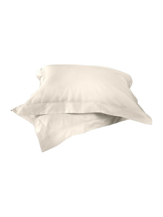 Guy Laroche Silky Σεντόνι King Size 270x280εκ. Ivory