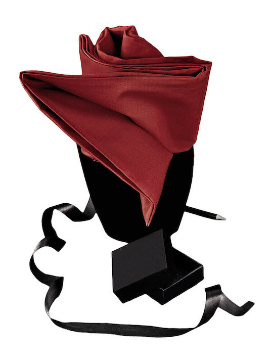 Melinen Sheet for Single Bed with Elastic 100x200+30cm. Urban Bordeaux