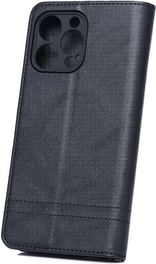 Smart Book Σιλικόνης / Δερματίνης Μαύρο (Redmi Note 15)